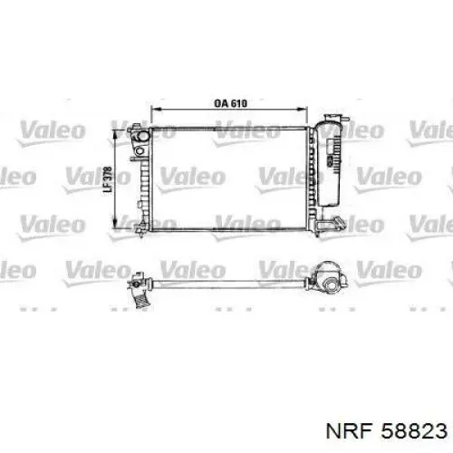 Radiador 58823 NRF
