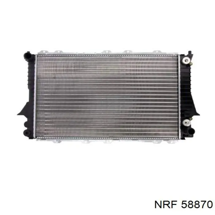58870 NRF radiador