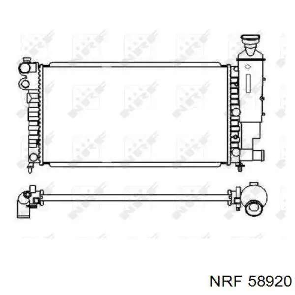 Comprar 63521A Nissens Radiador de auto