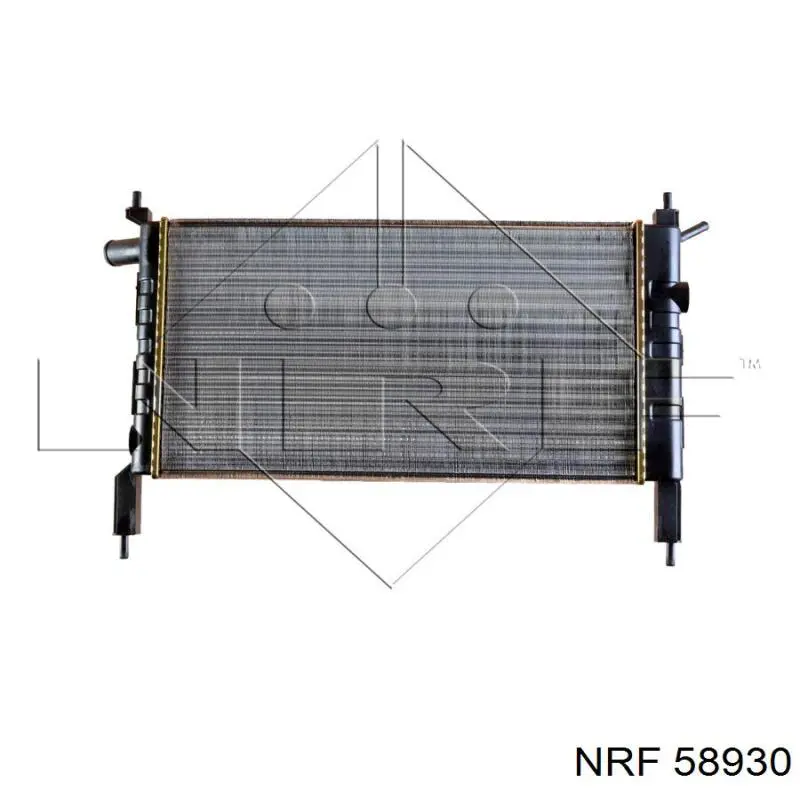 58930 NRF radiador