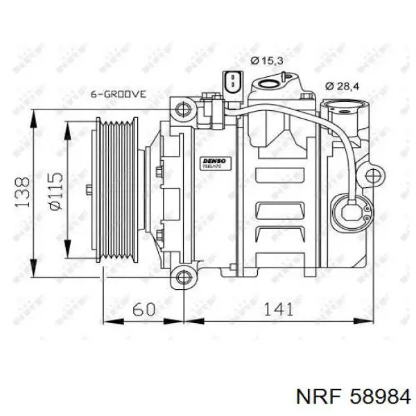 00001331N3 Peugeot/Citroen radiador refrigeración del motor