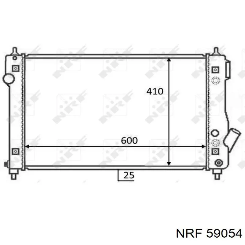 Comprar 59054 NRF Radiador de auto