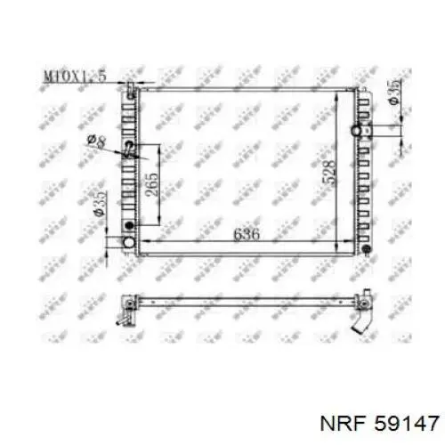 Radiador 3550081 Polcar