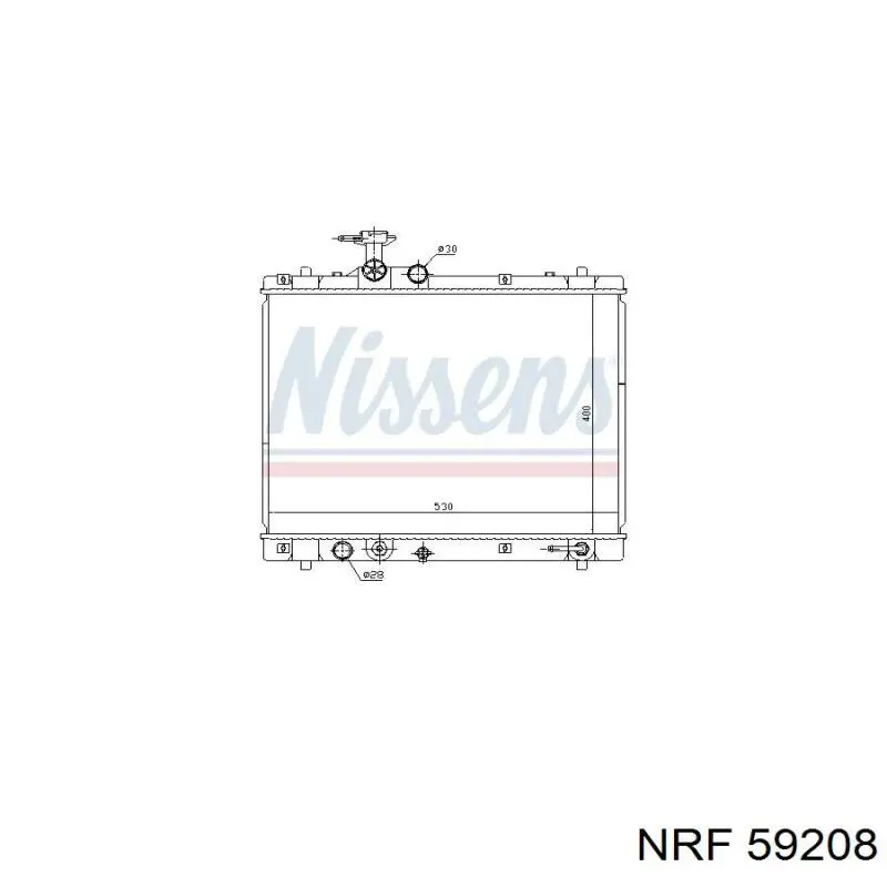 69402 Nissens Refrigeración del motor