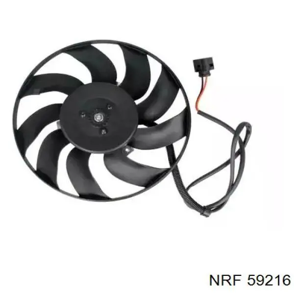 59216 NRF radiador, refrigeración del motor adicional