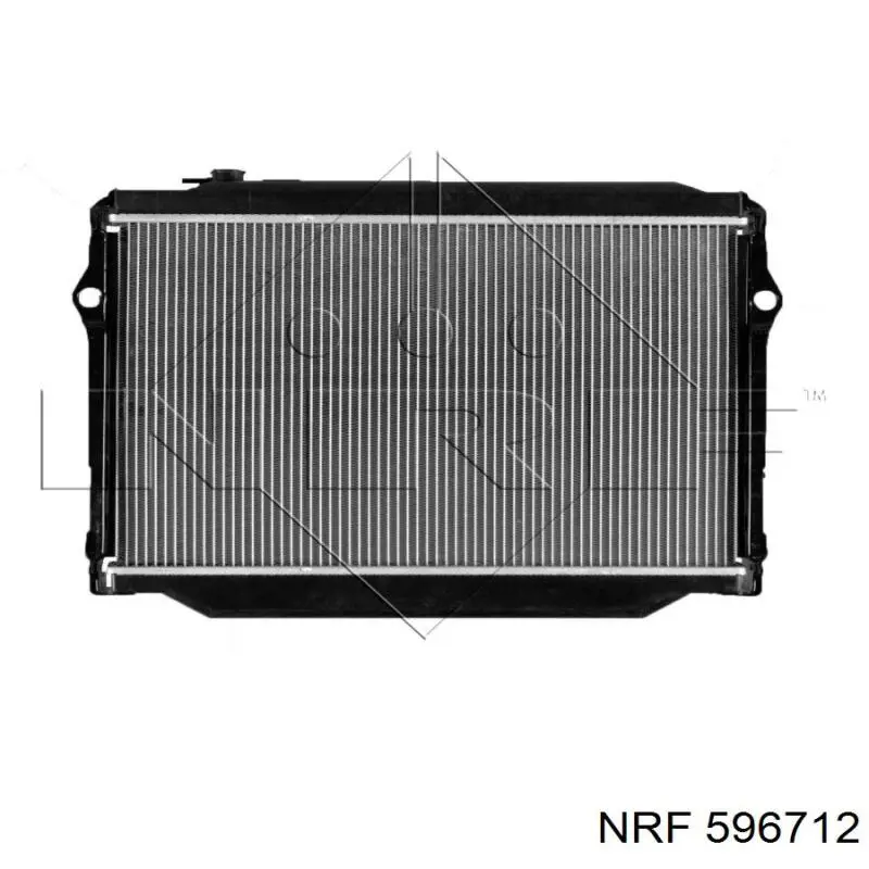 596712 NRF radiador