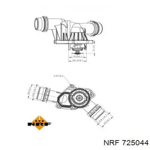 725044 NRF termostato, refrigerante