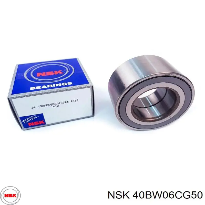 Cojinete del semieje trasero 40BW06CG50 NSK