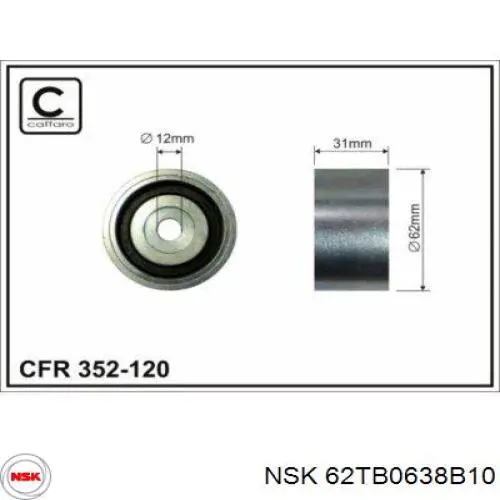 Rodillo, cadena de distribución Toyota Corolla R10
