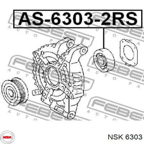 Comprar 6303 NSK Rodamiento alternador