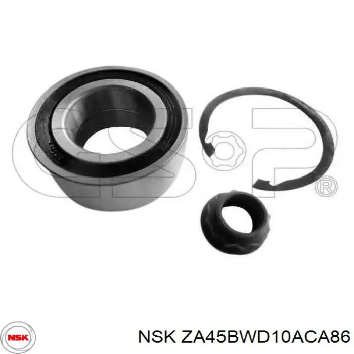 Cojinete de rueda delantero NSK ZA45BWD10ACA86 precio, desde 27,04 EUR