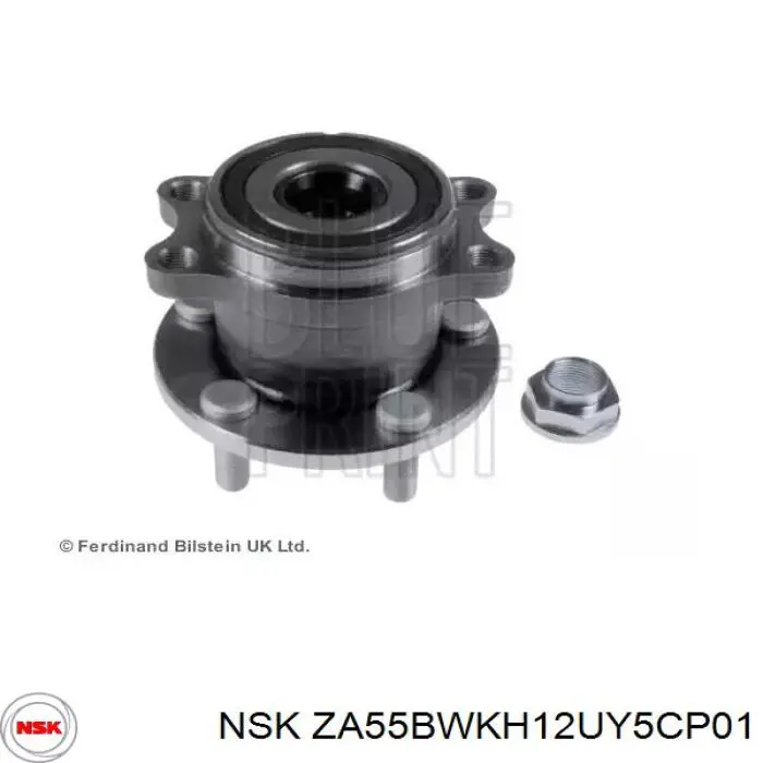 ZA55BWKH12UY5CP01 NSK Buje de rueda trasero