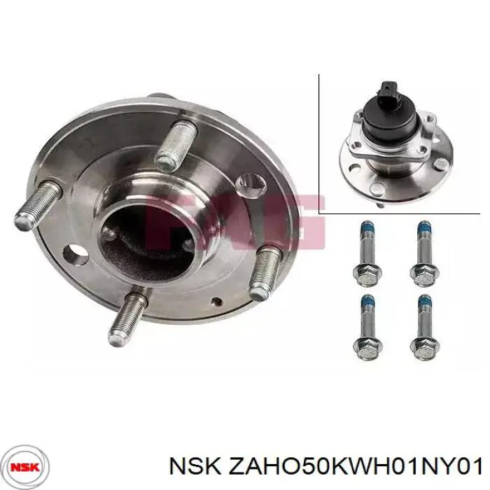 Buje de rueda delantero NSK ZAHO50KWH01NY01 precio, desde 164,15 EUR