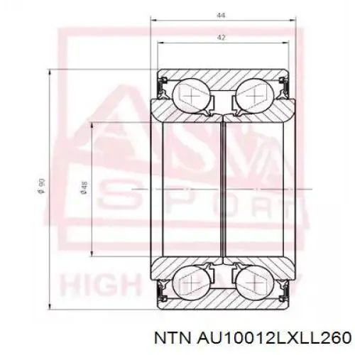 AU10012LXLL260 NTN