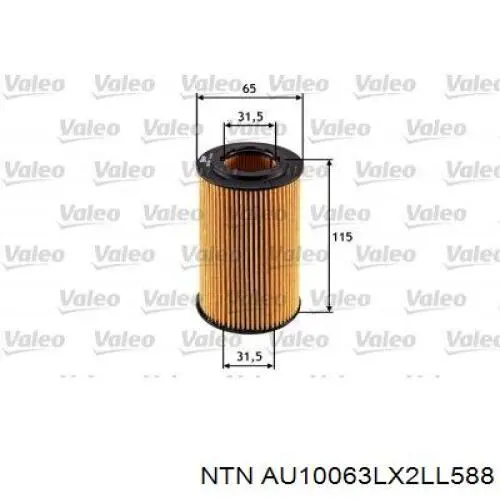 Cojinete de rueda delantero AU10063LX2LL588 NTN