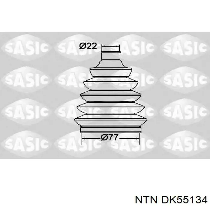 DK55.134 NTN árbol de transmisión delantero izquierdo