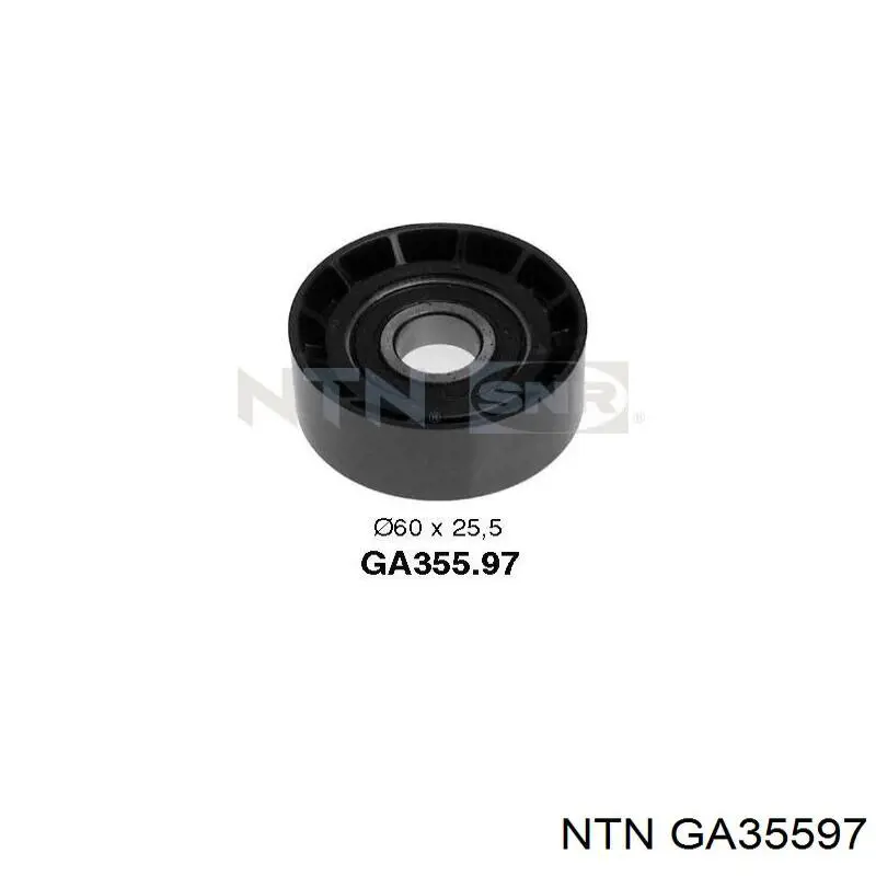 GA355.97 NTN polea inversión / guía, correa poli v