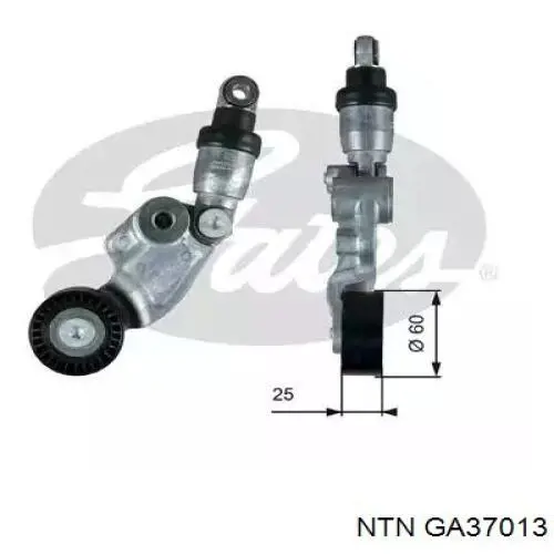 GA370.13 NTN tensor de correa, correa poli v