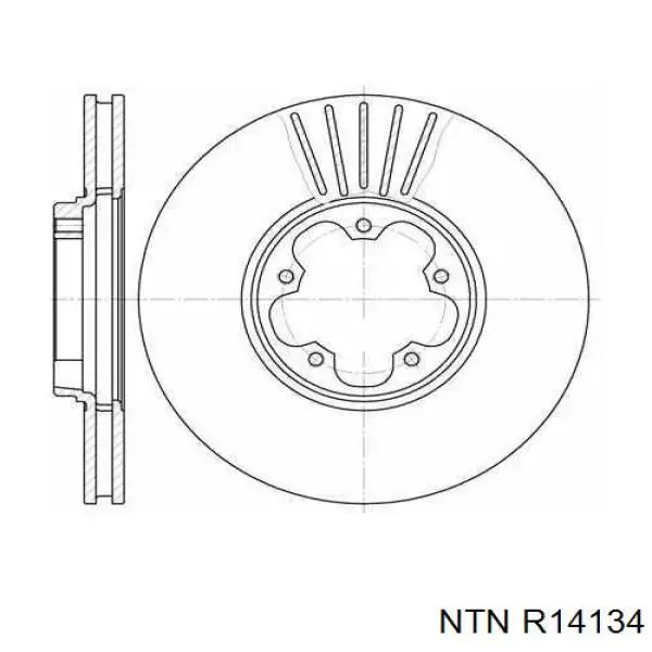 R141.34 NTN cojinete de rueda trasero