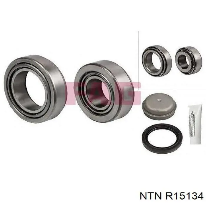 R151.34 NTN cojinete de rueda trasero