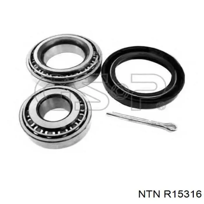 R153.16 NTN cojinete de rueda trasero