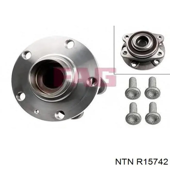 R157.42 NTN cubo de rueda trasero