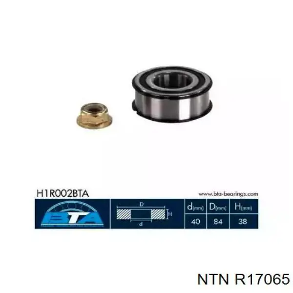 R170.65 NTN cubo de rueda trasero