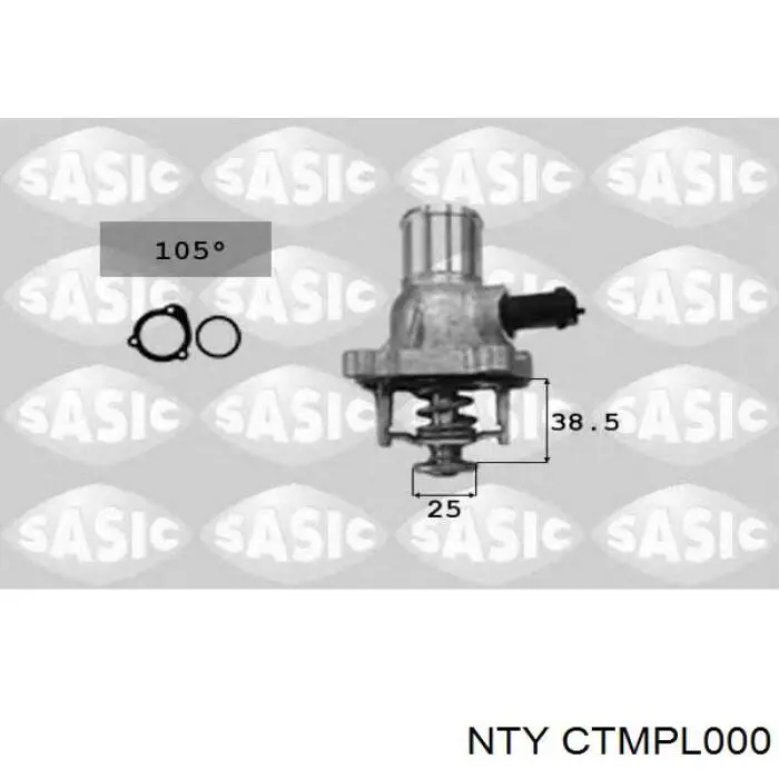 CTMPL000 NTY Termostato de agua