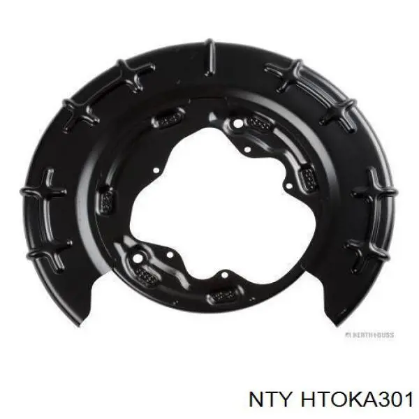 HTO-KA-301 NTY chapa protectora contra salpicaduras, disco de freno trasero derecho