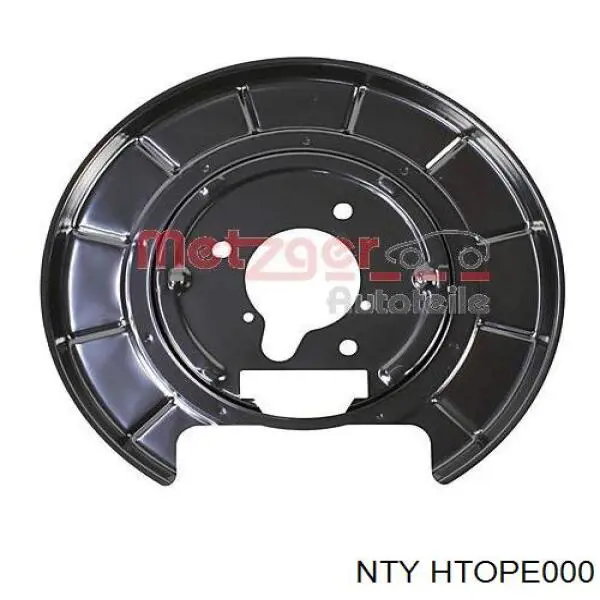 HTO-PE-000 NTY chapa protectora contra salpicaduras, disco de freno trasero izquierdo