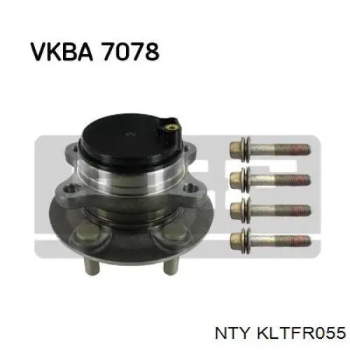 Cubo de rueda trasero DG9C2C299B2B Ford