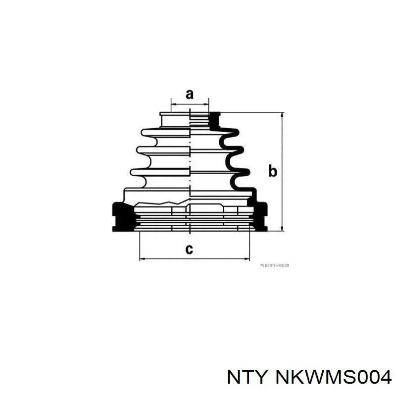 Cruceta cardan NTY NKWMS004