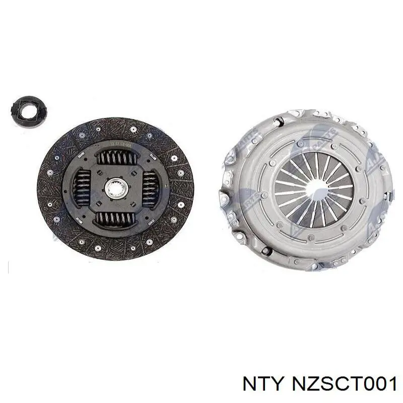 NZS-CT-001 NTY kit de embrague (3 partes)