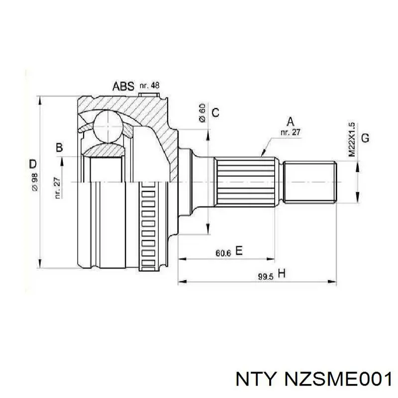 Comprar NZSME001 NTY Kit de embrague completo