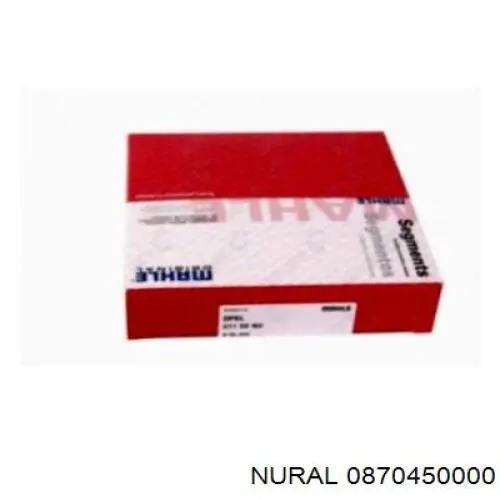 08-704500-00 Nural juego de aros de pistón para 1 cilindro, std