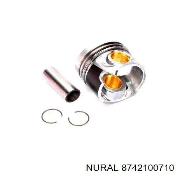 87-421007-10 Nural pistón completo para 1 cilindro, cota de reparación + 0,50 mm