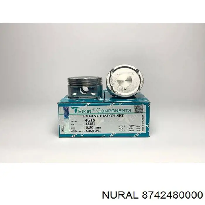 Pistón para cilindro Nural 8742480000 precio, desde 68,64 EUR