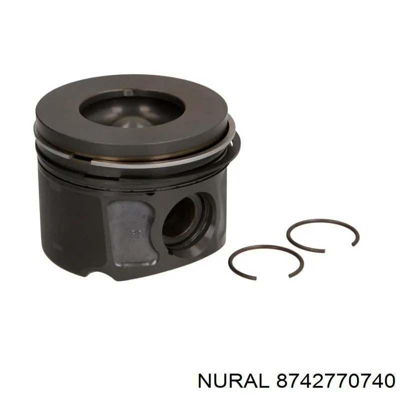 8742770740 Nural Pistón completo para 1 cilindro, segunda reparación (+0,50 mm)