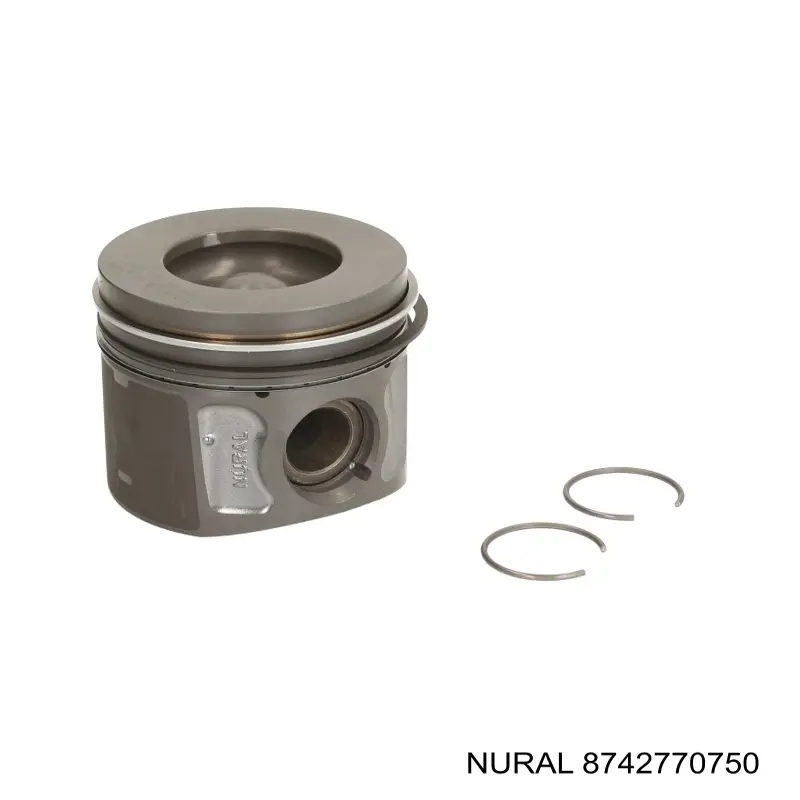 87-427707-50 Nural pistón completo para 1 cilindro, cota de reparación + 0,50 mm