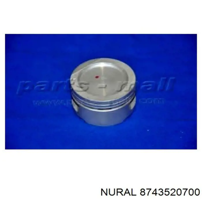 8743520700 Nural Pistón completo para 1 cilindro, segunda reparación (+0,50 mm)