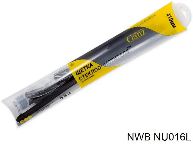 NU016L NWB Escobilla del limpiaparabrisas del lado del pasajero