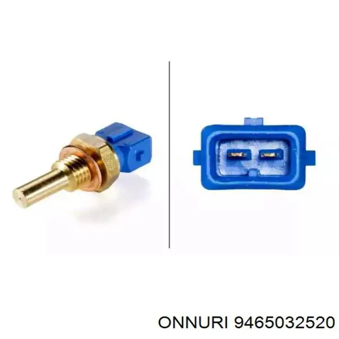 Sensor de temperatura del refrigerante Toyota Corolla E8