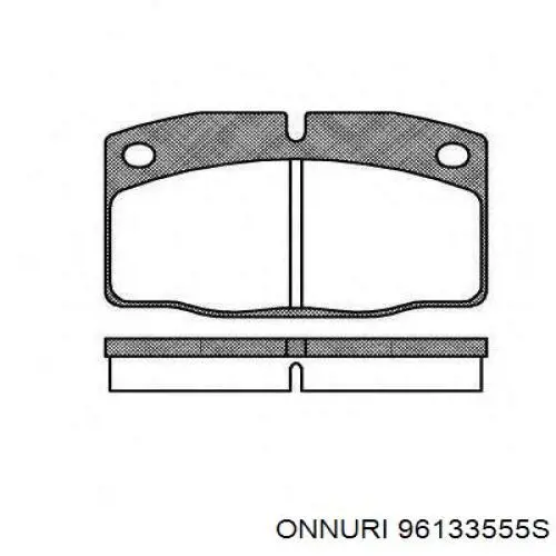 Pastillas de freno delanteras Opel Combo
