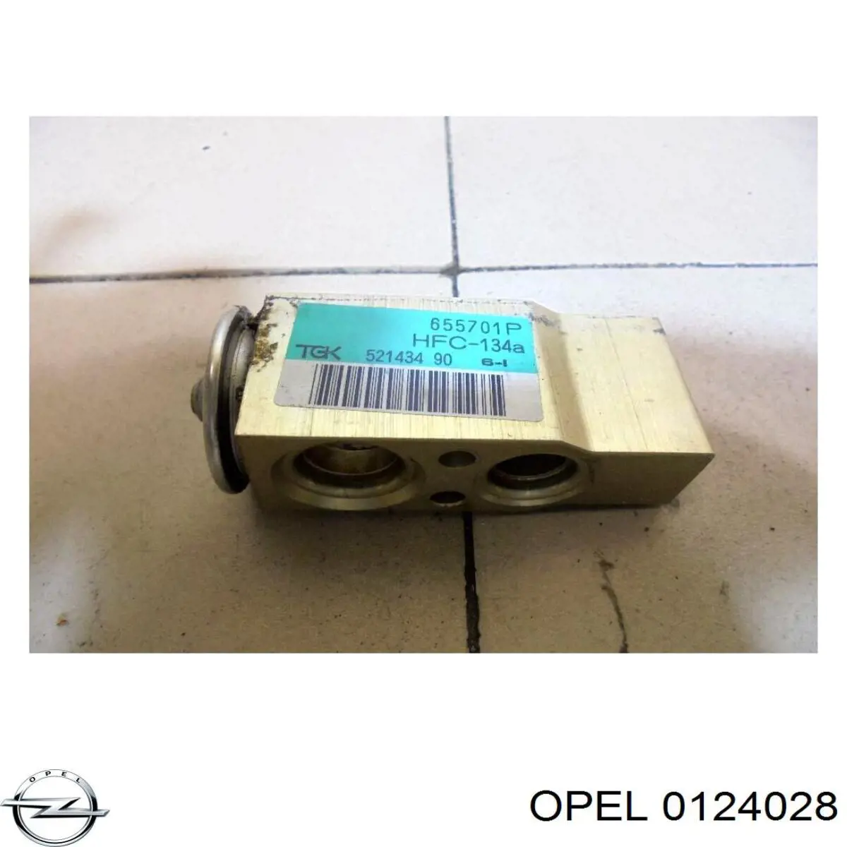 0124028 Opel puerta delantera izquierda