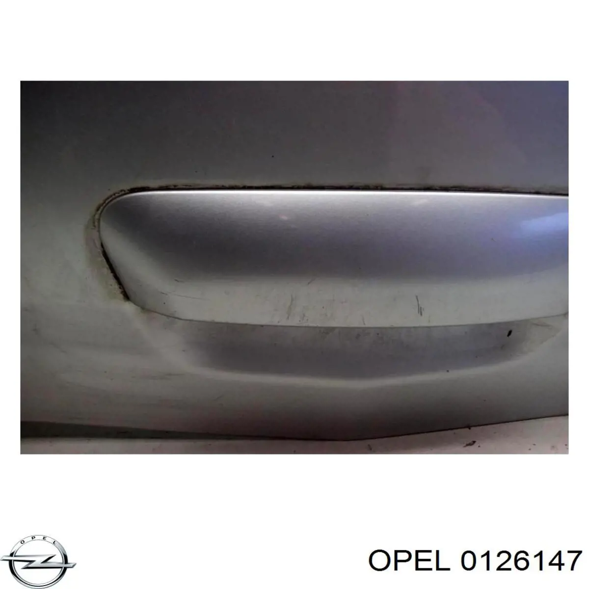 0126147 Opel puerta trasera de maletero (3/5a puerta trasera)