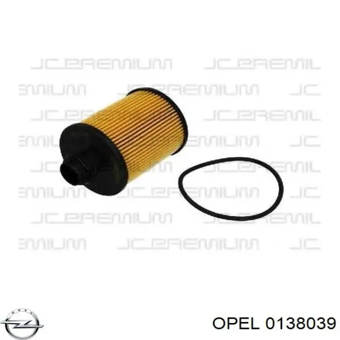 0138039 Opel tirador de puerta exterior delantero izquierda