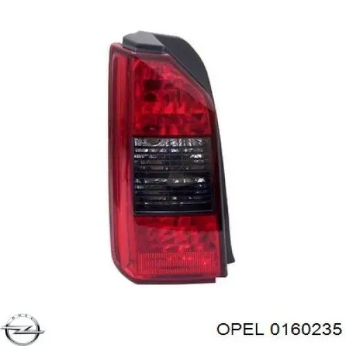 0160235 Opel asegurador puerta delantera