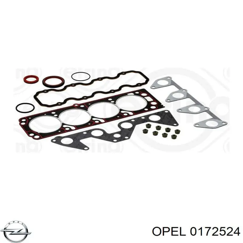 172524 Opel moldura de la puerta trasera derecha