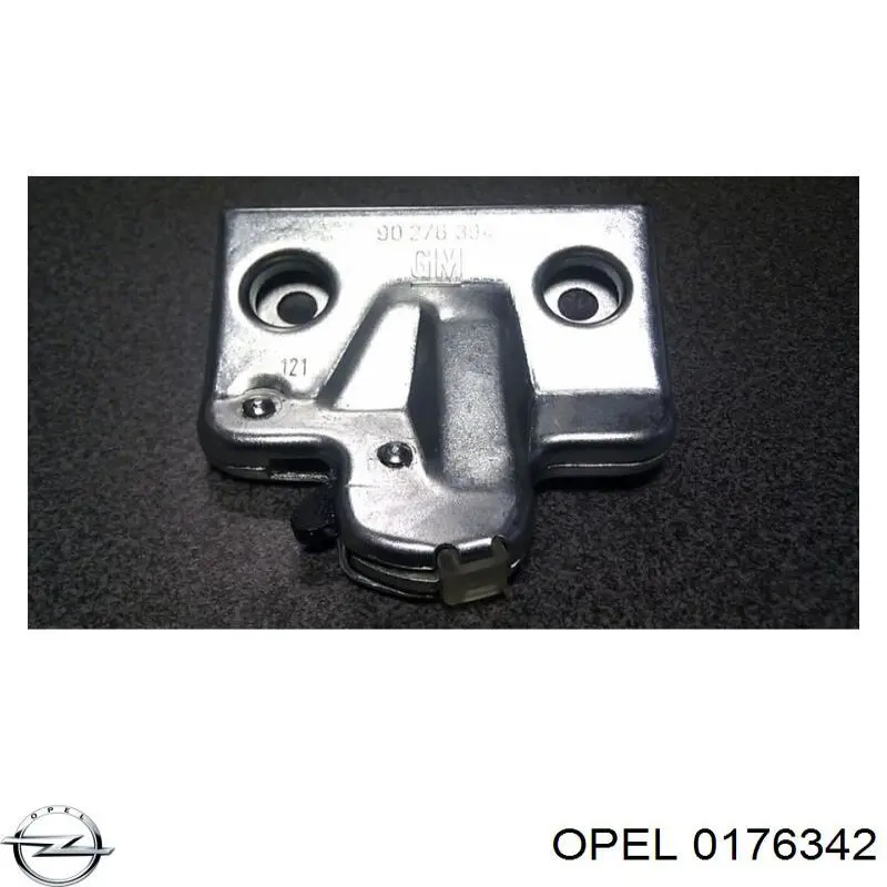 0176342 Opel cerradura de puerta de maletero