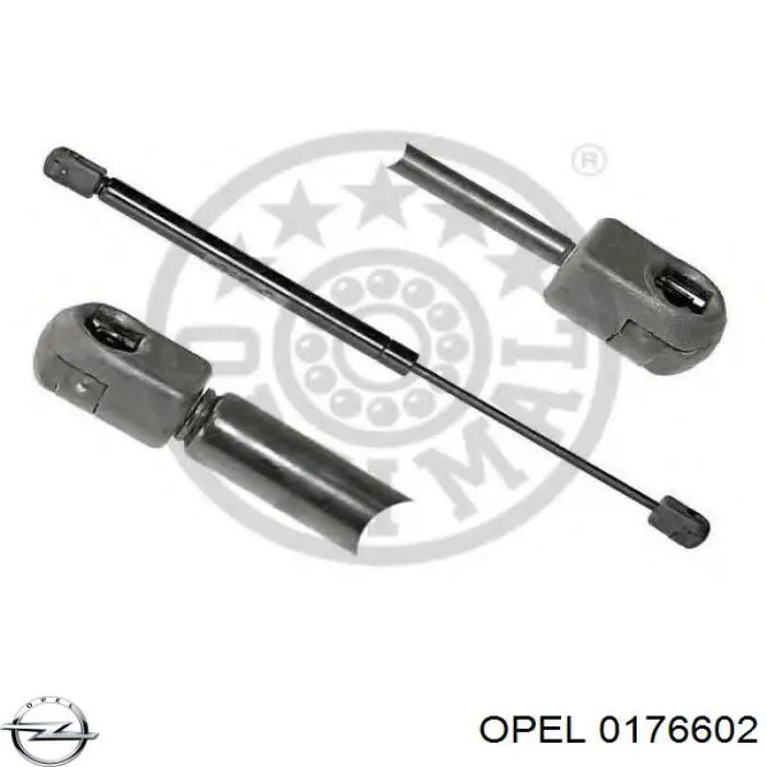 0176602 Opel amortiguador de maletero